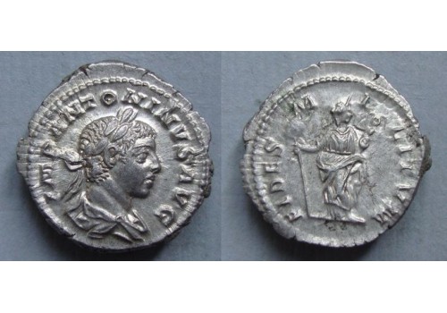 Elagabalus - FIDES MILITVM Prachtig (AU1946) Elagabalus - FIDES MILITVM Prachtig (AU1946)