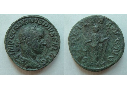 Gordian III - Laetitia sestertius (s2045)