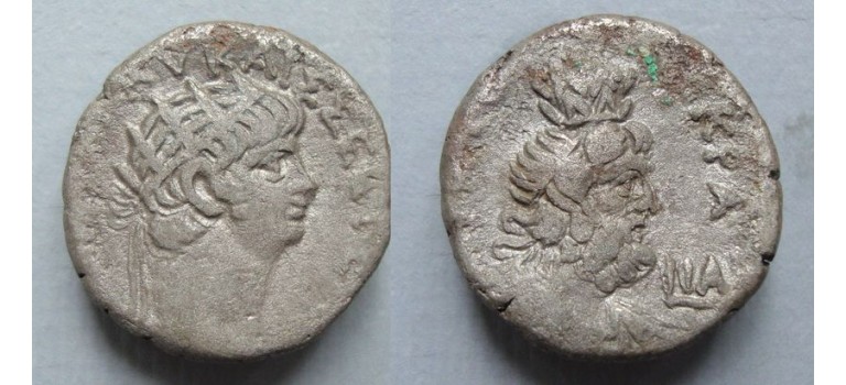 Nero -Tetradrachme with SERAPIS (JUN20200)