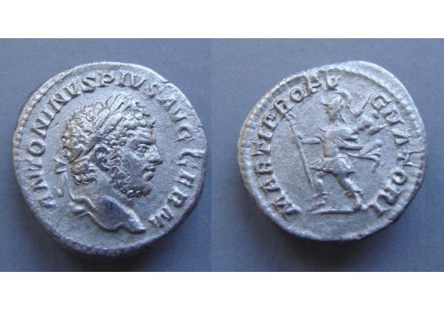 Caracalla-  Denarius Mars schaars! (AP2004)
