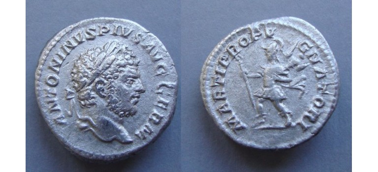 Caracalla-  Denarius Mars schaars! (AP2004)