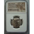 Augustus - Tyche and Orontes Tetradrachm NGC-slab! (AP2037)
