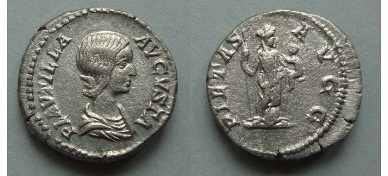 Plautilla -  wige of Caracalla scarce empress  PIETAS!!!!!!!! (AP2041)