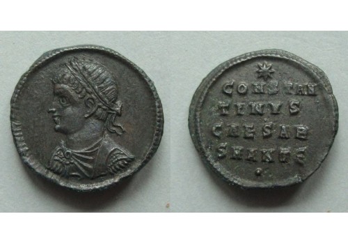 Constantinus II - geen legenda voorzijde, zeer zeldzaam ex-Lanz! (AP2045)