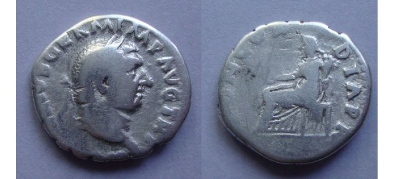 Vitellius - denarius concordia zeldzaam! (AP2059)