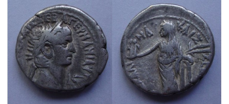 Claudius  -  Messalina tetradrachme interessant en zeldzaam!  (AP2060)