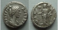 CRISPINA - vrouw van Lucius Verus denarius HILARITAS schaars! (ME2010)
