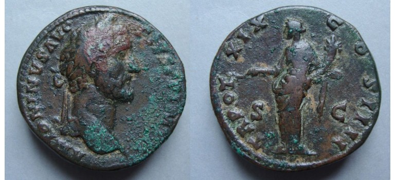 Antoninus Pius - PAX Sestertius (ME2035)