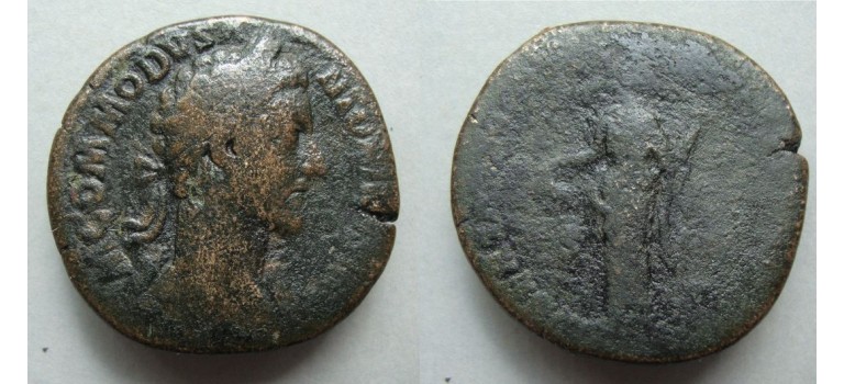 Commodus - sestertius Providentia (ME2043)