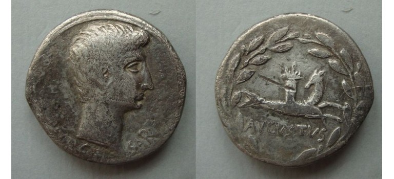 Augustus -  CISTOPHORUS uit Efeze Steenbok! (ME2053)