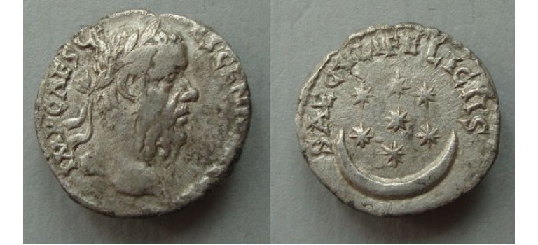Pescennius Niger  - Halve maan met 7 sterren niet in RIC! (ME2054)