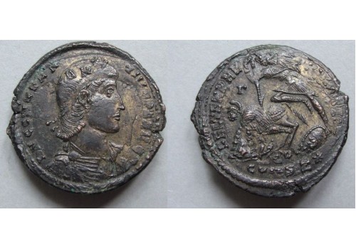 Constantius II - Gevallen ruiter, interessante misslag (ME2056)