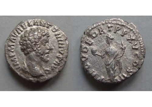 Marcus Aurelius- denarius PROVIDENTIA DEOR  (ME2078)