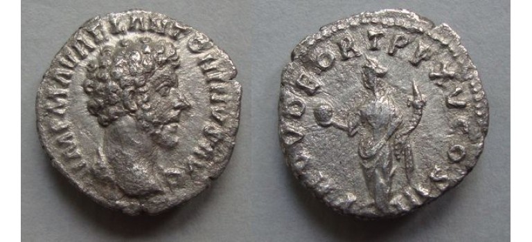 Marcus Aurelius- denarius PROVIDENTIA DEOR (ME2078)