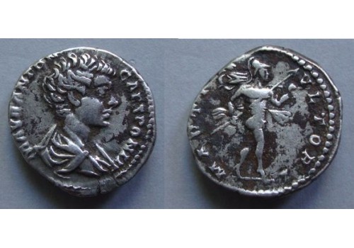 Caracalla -  Denarius MARTI VLTORI schaars (ME2080)