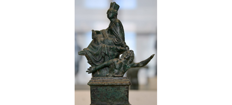 Augustus - Tyche and Orontes Tetradrachm NGC-slab! (AP2037)