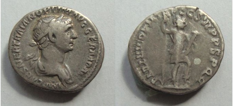 Trajanus - denarius Virtus (JUL2042)