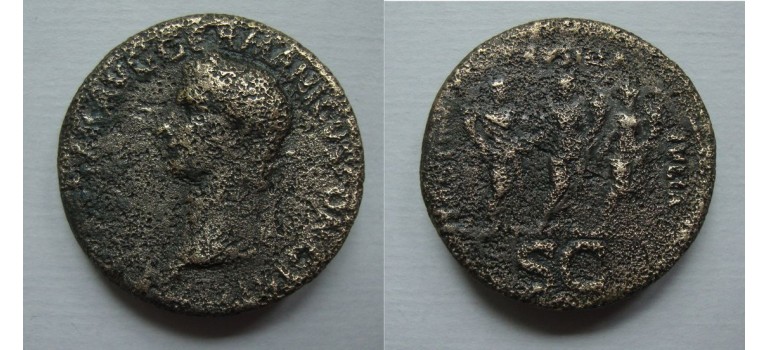 Caligula - SESTERTIUS three sisters (JUL2056)