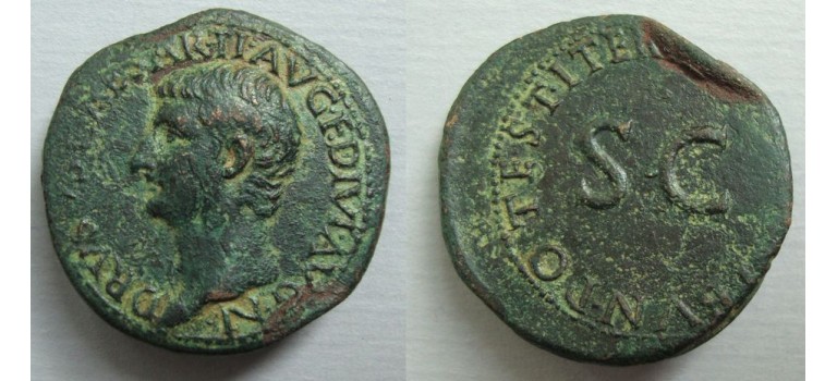 DRUSUS AS -  As geslagen onder Tiberius (JUL2065)