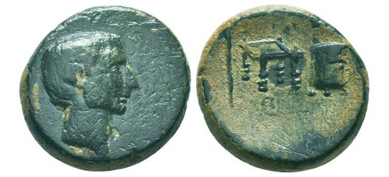 Gaius Sosius -  zeldzame munt van de generaal van Marcus Antonius! (au2042)