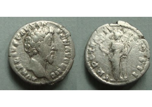 Marcus Aurelius - Felicitas denarius (au2076)