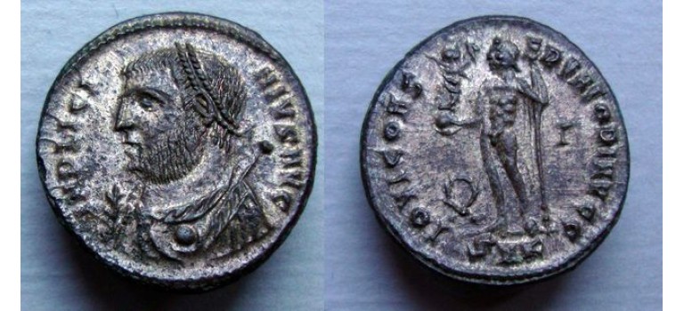 Licinius -  Jupiter IOVI CONSERVATORI fully silvered! (JA1742)