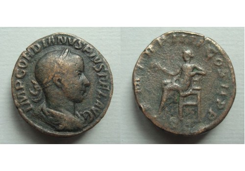 Gordianus III - Apollo Sestertius (MA21114)) Gordianus III - Apollo Sestertius (MA21114))