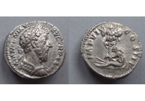 Marcus Aurelius - overwinning op de Germanen buste niet in RIC (MA21126) Marcus Aurelius - overwinning op de Germanen buste niet in RIC (MA21126)