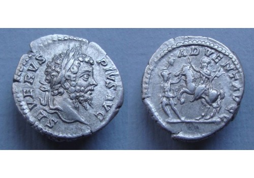 Septimius Severus - Keizer op paard met soldaat schaars (MA2133)