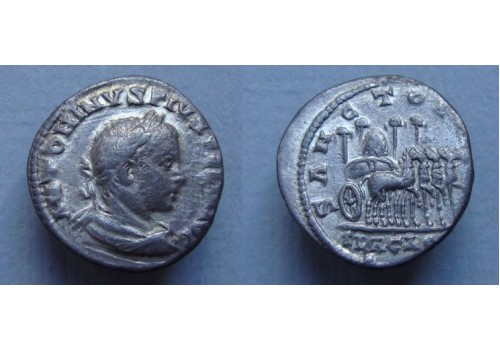 Elagabalus - Steen van Emesa zeldzame (R2) en gewilde munt (MA2135)