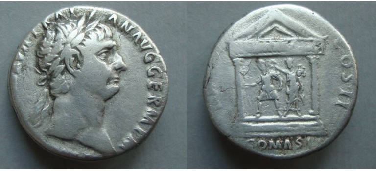 Trajanus - Cistophorus met tempel zeer zeldzaam R3! (AP2154)