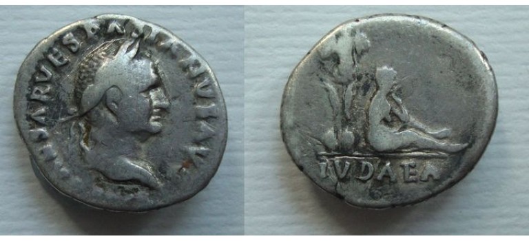 Vespasianus - Judaea Capta populaire munt!  (JUL2119)