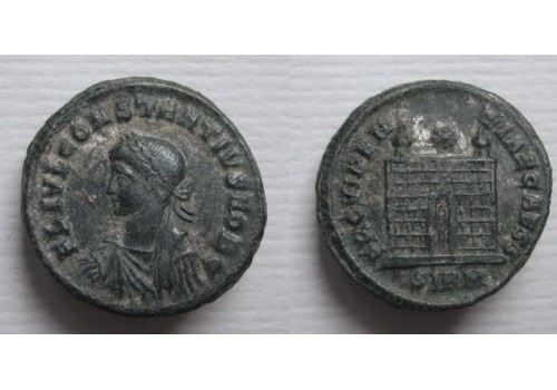 Constantius II - kamppoort Sirmium zeer zeldzaam! (JUL2125)