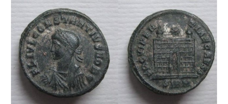 Constantius II - kamppoort Sirmiumzeer zeldzaam! (JUL2125)
