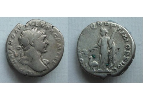 Trajanus - Denarius Verovering van Arabia kameel (JUL2155)