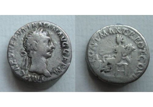 Trajanus - denarius concordia vroege munt! (JUL2156)