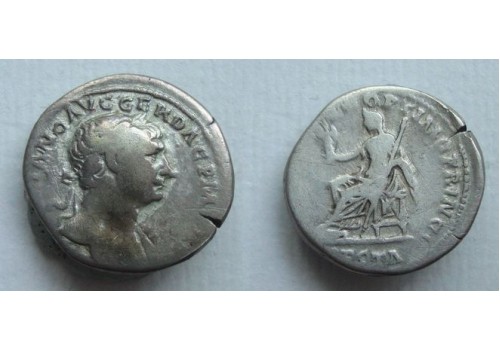 Trajanus - denarius VESTA (JUL2158)