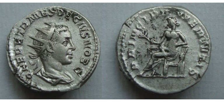 Herennius Etruscus - Apollo RARE and extremely fine (JJUL2159)