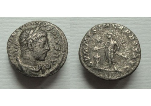 Elagabalus- denarius  SVMMVS SACERDOS - (JUL2168)
