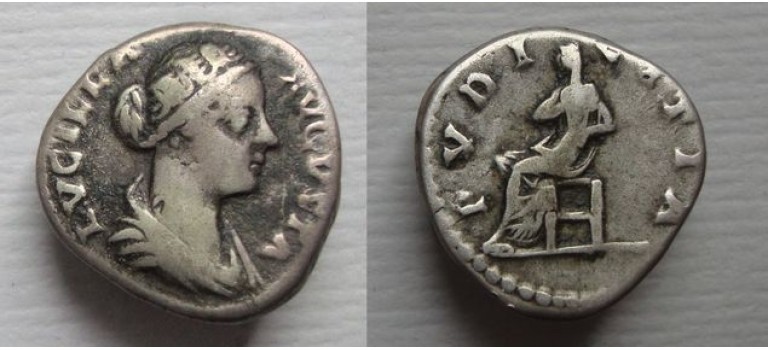 Lucilla - denarius PVDICITIA (JUL2175)