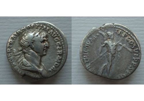 Trajanus- denarius mars (JUN2108)
