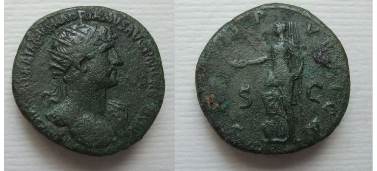Hadrian  - SALUS dupondius (JUN2138)