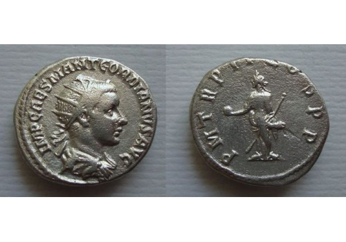 Gordianus III- Providentia schaars en vroeg portret! (JUN2144)