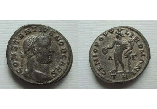Constantius Chlorus - Genius Trier verzilverd (JUN2181)