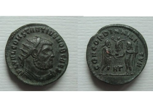 Constantius Chlorus - CONCORDIA MILITVM Heraclea (JUN2183)
