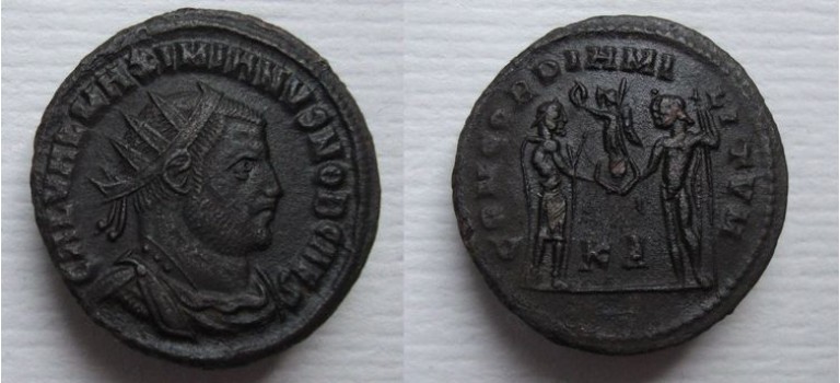 Galerius -  CONCORDIA! schaars munttype (JUN2195)