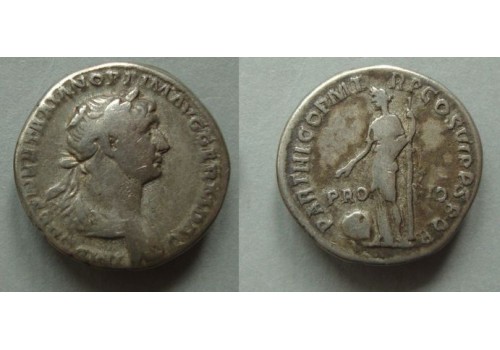 Trajanus- denarius Providentia! (ME2120)