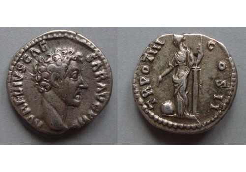 Marcus Aurelius- denarius PROVIDENTIA (ME2140) Marcus Aurelius- denarius PROVIDENTIA (ME2140)
