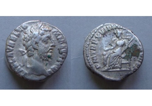 Commodus - denarius Pietas met kind (ME2150) Commodus - denarius Pietas met kind (ME2150)