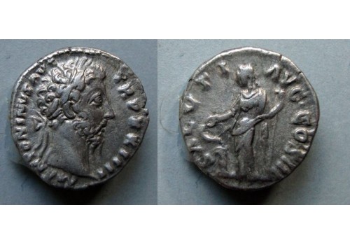Marcus Aurelius - denarius Salvs Avgvsti (ME2180) Marcus Aurelius - denarius Salvs Avgvsti (ME2180)